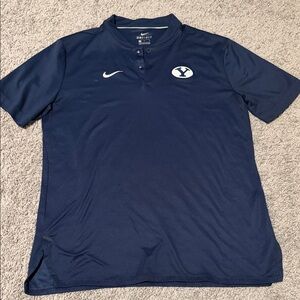 Nike Dark Blue Men's BYU Polo Shirt